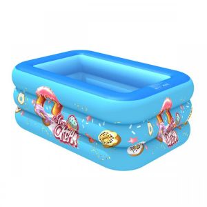 Children Bathing Tub Baby Home Use Paddling Pool Inflatable Square Swimming Pool Kids Inflatable Pool,Length 120/130/150/180/210cm