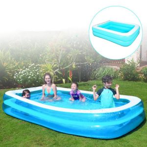 Summer Inflatable Swimming Pool Household Baby Rectangular Marine Ball Wear Resistant Kids Adults PVC Bathtub
