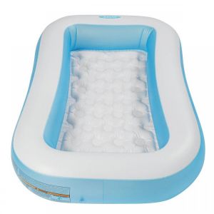 BLUE - ציוד ואביזרים לבריכה בריכות ילדים 160CM/63" PVC Homeuse Inflatable Swimming Pool Family Outdoor Garden Summer Kids Water Party Children Play Toys